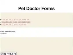 Sites similar to petdoctorforms.com