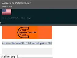 Sites similar to pete01507.com