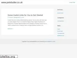 Sites similar to petebutler.co.uk