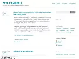 Sites similar to petecampbell.com
