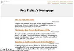 Sites similar to petefreitag.com