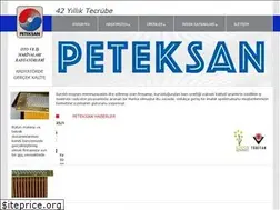 Sites similar to peteksan.com.tr