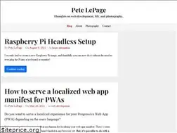 Sites similar to petelepage.com