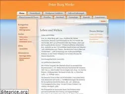 Sites similar to peter-burg.de