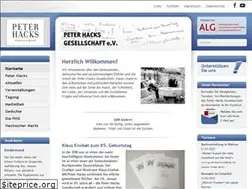 Sites similar to peter-hacks-gesellschaft.de