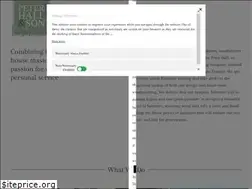 Sites similar to peter-hall.co.uk
