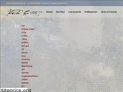 Sites similar to peter-hille-gesellschaft.de