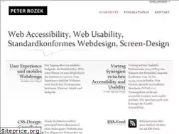 Sites similar to peter-rozek.de