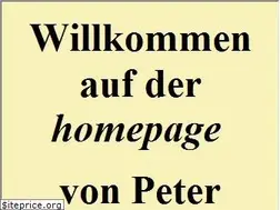 Sites similar to peter-weiser.de