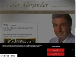 Sites similar to peteralexander.de
