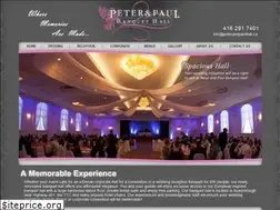 Sites similar to peterandpaulhall.ca