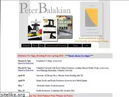 Sites similar to peterbalakian.com