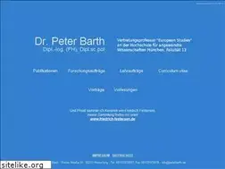 Sites similar to peterbarth.de