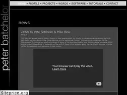 Sites similar to peterbatchelor.com