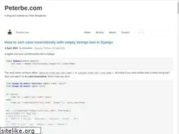 Sites similar to peterbe.com