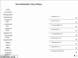 Sites similar to peterbeckett-player.com