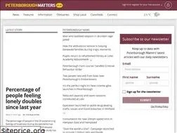 Sites similar to peterboroughmatters.co.uk
