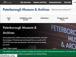 Sites similar to peterboroughmuseumandarchives.ca