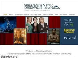 Sites similar to peterboroughplayers.org