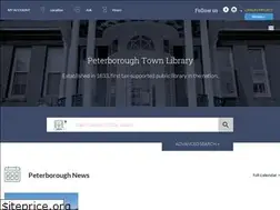 Sites similar to peterboroughtownlibrary.org