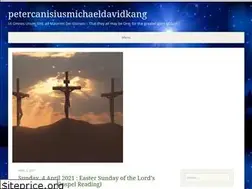 Sites similar to petercanisiusmichaeldavidkang.com