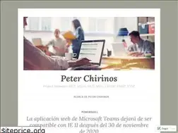 Sites similar to peterchirinos.wordpress.com