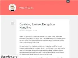 Sites similar to petercoles.com