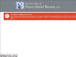 Sites similar to peterdavidbrown.com