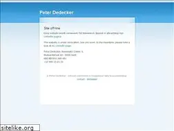 Sites similar to peterdedecker.net