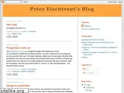 Sites similar to petereisentraut.blogspot.com