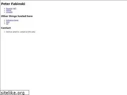 Sites similar to peterfab.com