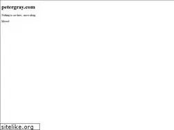 Sites similar to petergray.com
