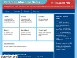 Sites similar to peterhillmachinesales.com