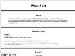 Sites similar to peterjliu.com