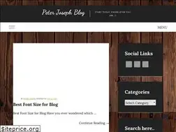 Sites similar to peterjosephblog.com