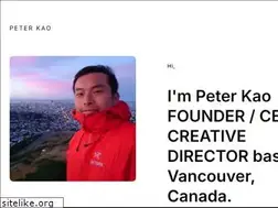 Sites similar to peterkao.com