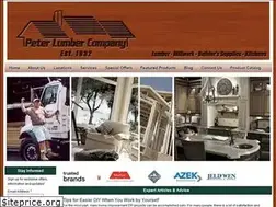 Sites similar to peterlumber.com