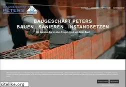 Sites similar to peters-baugeschaeft.de