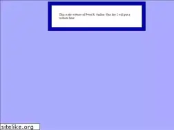 Sites similar to petersadlon.com