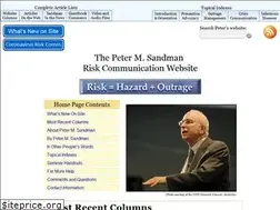 Sites similar to petersandman.com