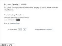 Sites similar to petersanson.co.nz