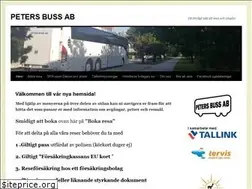 Sites similar to petersbuss.se