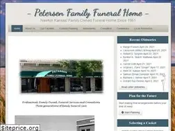 Sites similar to petersenfamilyfuneralhome.com