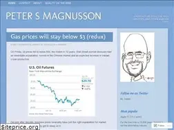 Sites similar to petersmagnusson.org