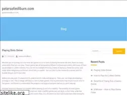 Sites similar to petersofmillburn.com