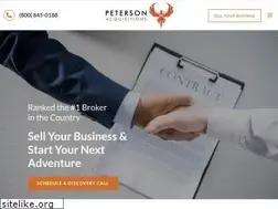 Sites similar to petersonacquisitions.com