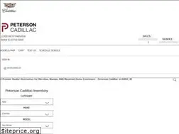 Sites similar to petersoncadillac.com