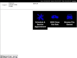 Sites similar to petersonchryslerjeepdodge.net