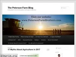 Sites similar to petersonfarmblog.wordpress.com