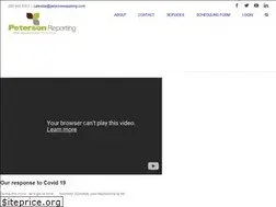 Sites similar to petersonreporting.com